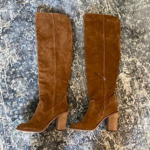 Cognac suede OTK dolce vita boots